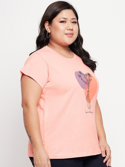 Club York Women Plus Size Printed T-shirt - Image 3