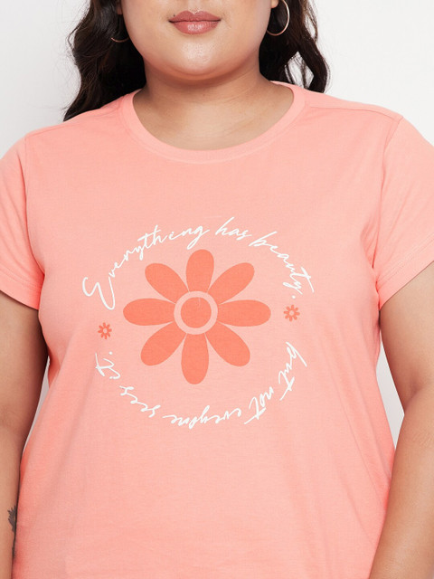 Club York Women Plus Size Printed T-shirt - Image 2