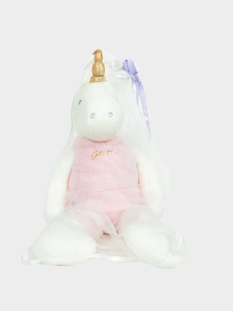 MiArcus Mummy Unicorn Soft Plush Toy White Pink - Height 55 Cm - Image 4