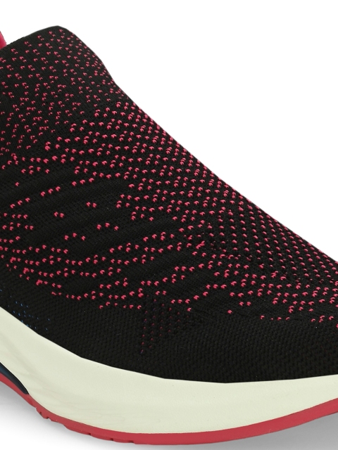 HRX by Hrithik Roshan Women Black & Fuchsia Slip-On Walking Shoes - Image 6