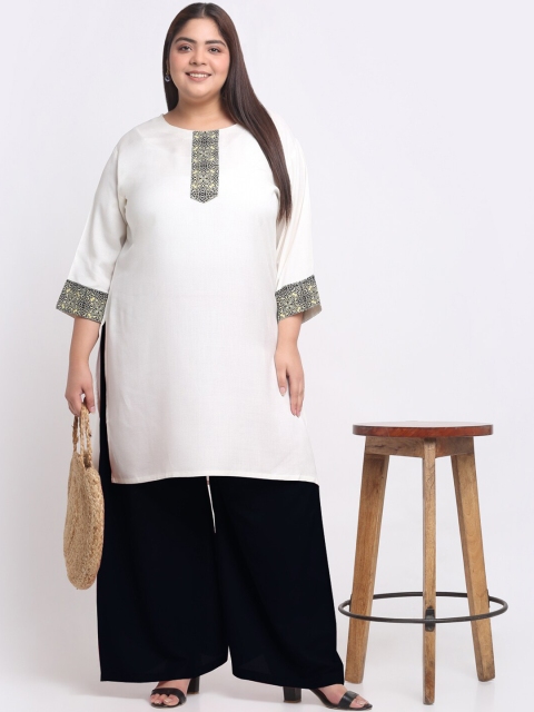 Trend Level Women Flared Ethnic Palazzos - Image 4