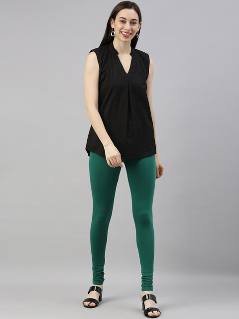 TWIN BIRDS Churidar-Length Leggings - Image 4