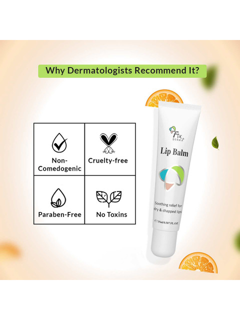 FIXDERMA Lip Balm With Vitamin C & E For Dark Dry & Chapped Lips 15ml - Image 7