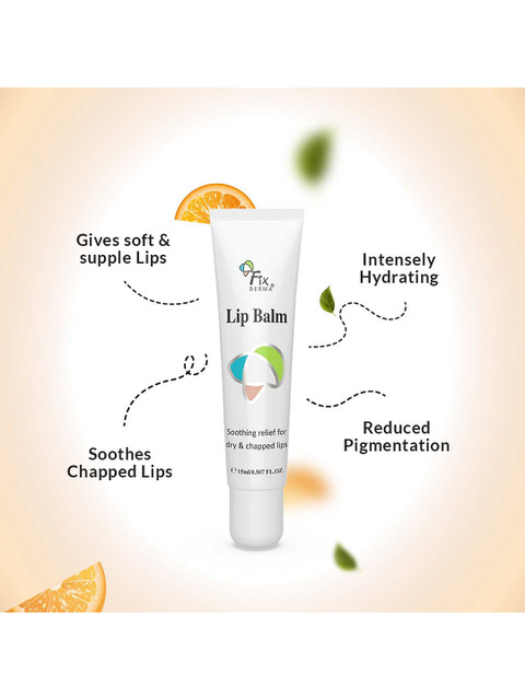 FIXDERMA Lip Balm With Vitamin C & E For Dark Dry & Chapped Lips 15ml - Image 3