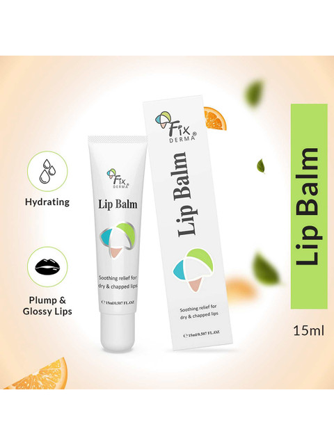 FIXDERMA Lip Balm With Vitamin C & E For Dark Dry & Chapped Lips 15ml - Image 2