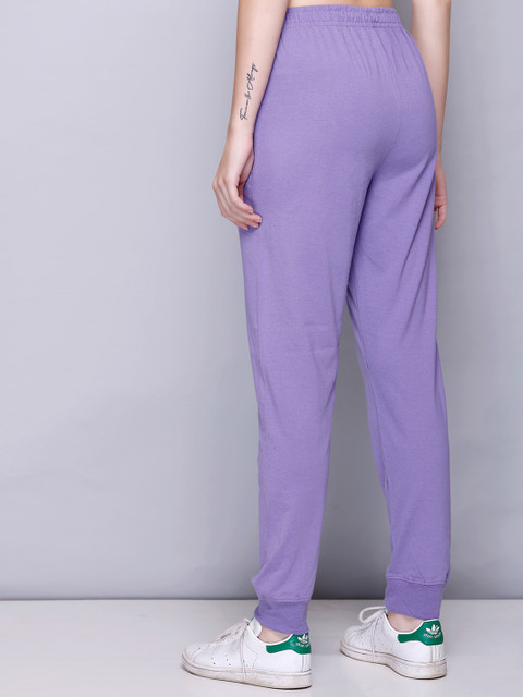 ELPIDA Women Mid-Rise Regular Fit Cotton Joggers - Image 4