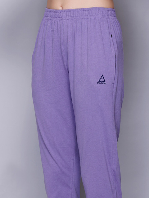 ELPIDA Women Mid-Rise Regular Fit Cotton Joggers - Image 7