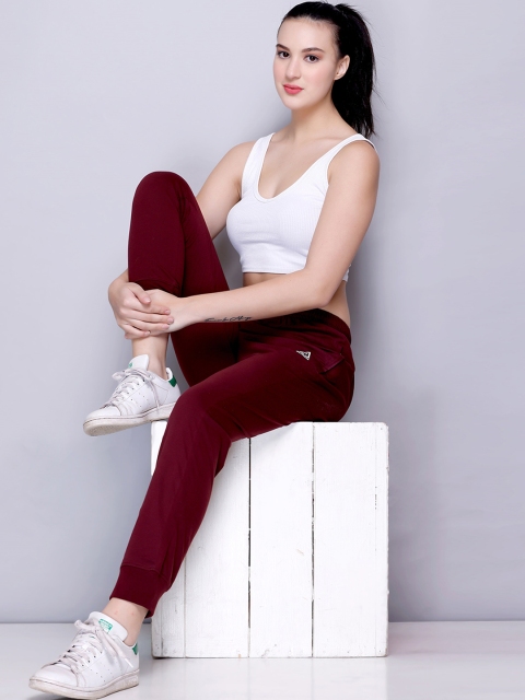 ELPIDA Women Mid-Rise Regular Fit Cotton Joggers - Image 6