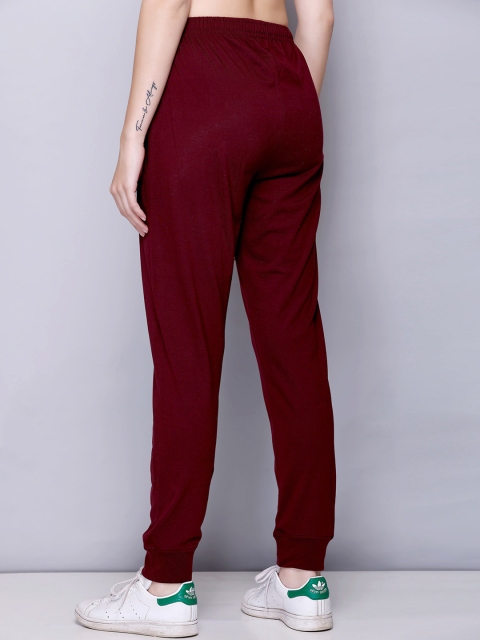 ELPIDA Women Mid-Rise Regular Fit Cotton Joggers - Image 4