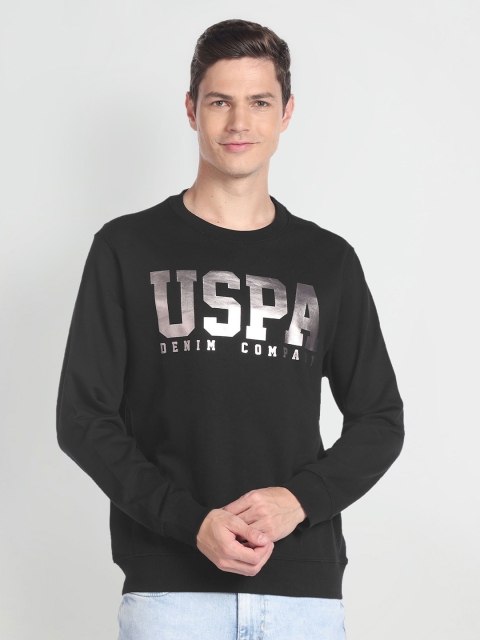 U.S. Polo Assn. Denim Co. Brand Logo Printed Cotton Sweatshirt - Image 3