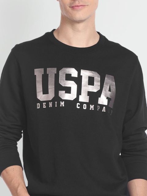 U.S. Polo Assn. Denim Co. Brand Logo Printed Cotton Sweatshirt - Image 2