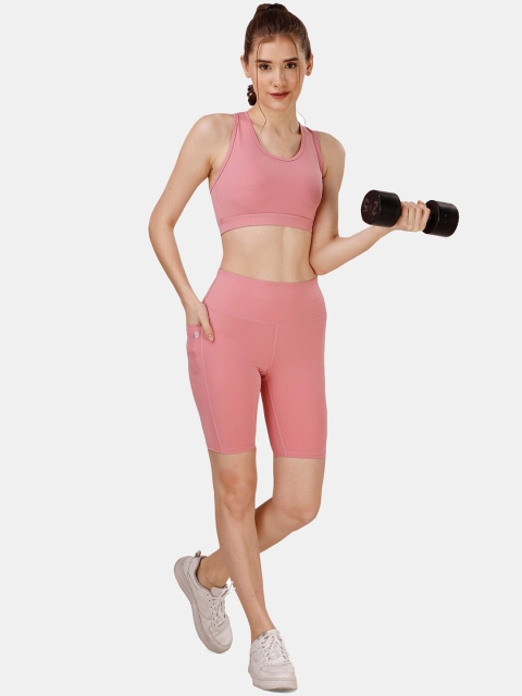 Soie Women Skinny Fit Quick Dry Training Or Gym Sports Shorts - Image 4