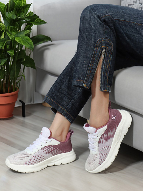 Carlton London sports Women Mesh Flyknit Technology Sports Shoes