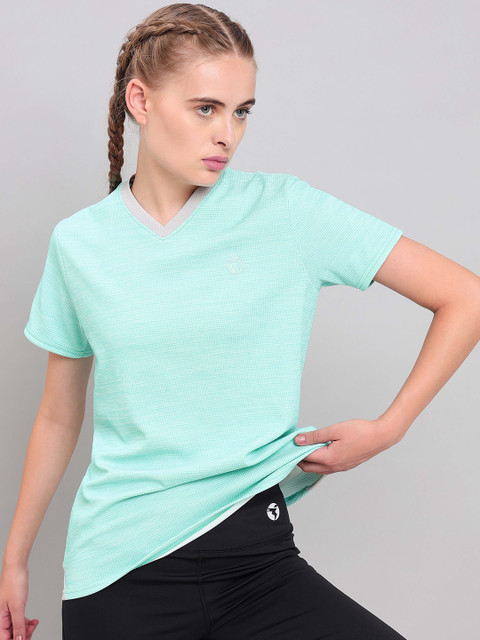 Technosport V-Neck Antimicrobial Sports T-shirt