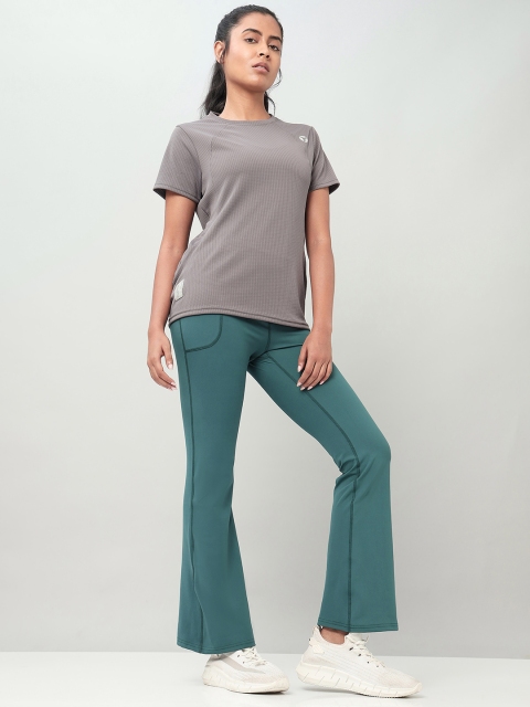 Technosport Women Dry-Fit Flared-Fit Track Pants with Side Pockets - Image 4