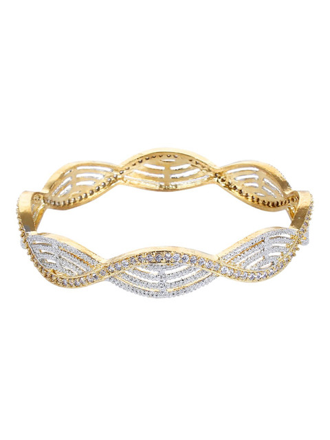 Anouk Set Of 2 Gold-Plated Stone-Studded Bangles - Image 3