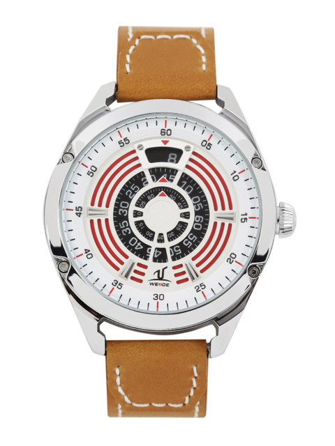 WEIDE Men White Analogue Watch UV1701-2C