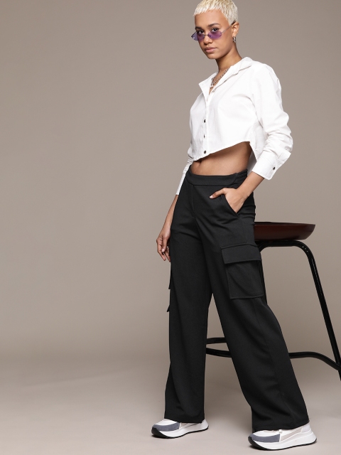 The Roadster Lifestyle Co. Women Cargos Trousers