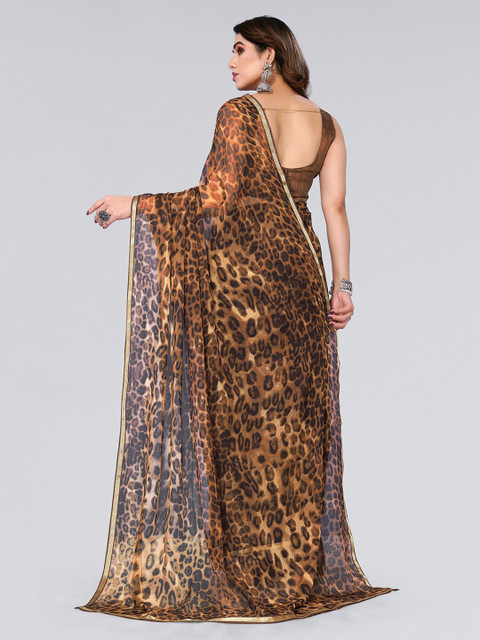 KALINI Animal Printed Saree - Image 3