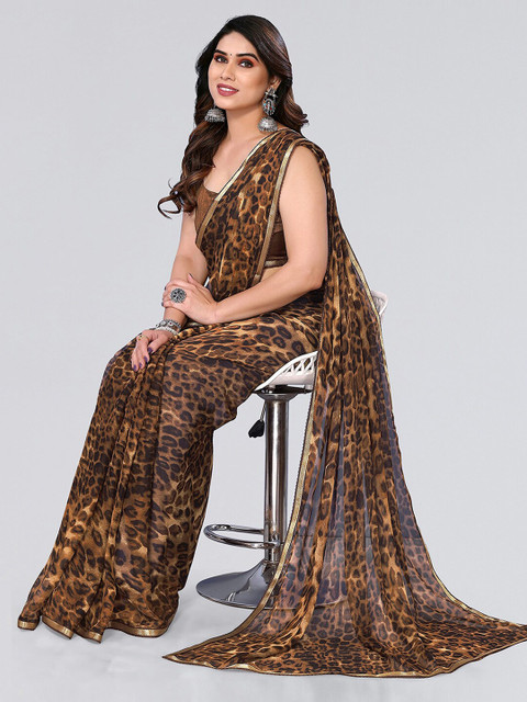 KALINI Animal Printed Saree - Image 4