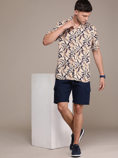WROGN Floral Printed Cuban Collar Casual Shirt - Image 5