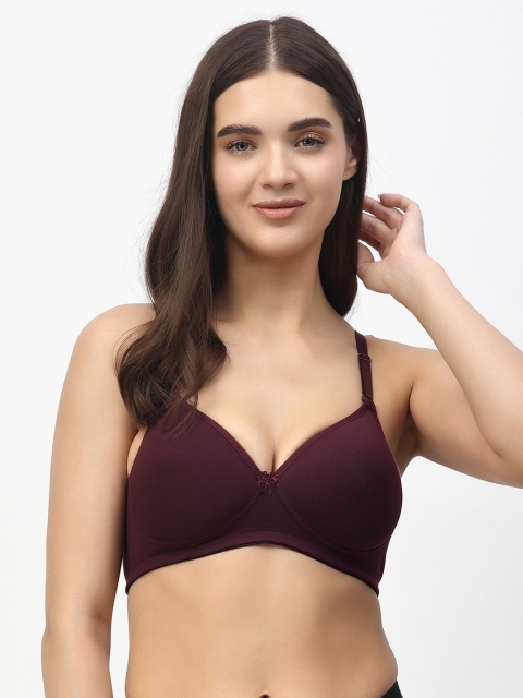Floret Pack of 2 Seamless Heavily Padded Pushup T-Shirt Bra Molded Cup Multiway Straps - Image 2