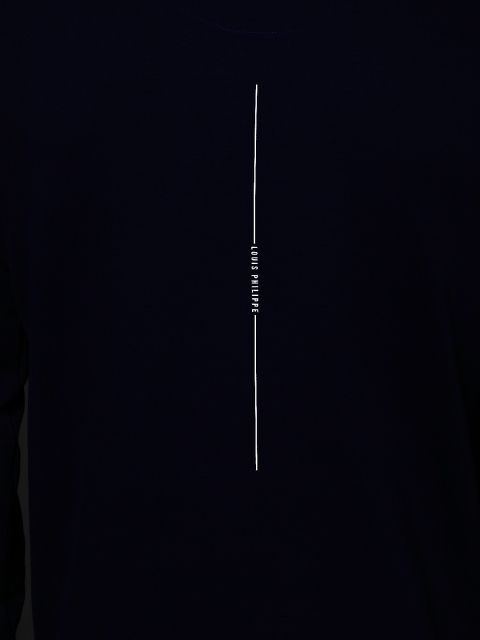 Louis Philippe Ath.Work Slim Fit Brand Logo Printed Sweatshirt - Image 6