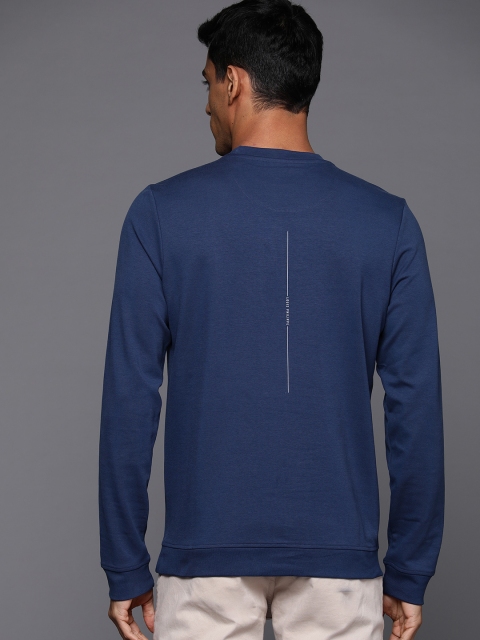 Louis Philippe Ath.Work Slim Fit Brand Logo Printed Sweatshirt - Image 4