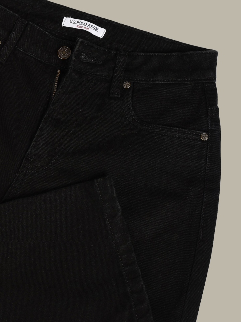 U.S. Polo Assn. Women Bootcut Mid-Rise Dark Shade Cotton Clean Look Jeans - Image 7