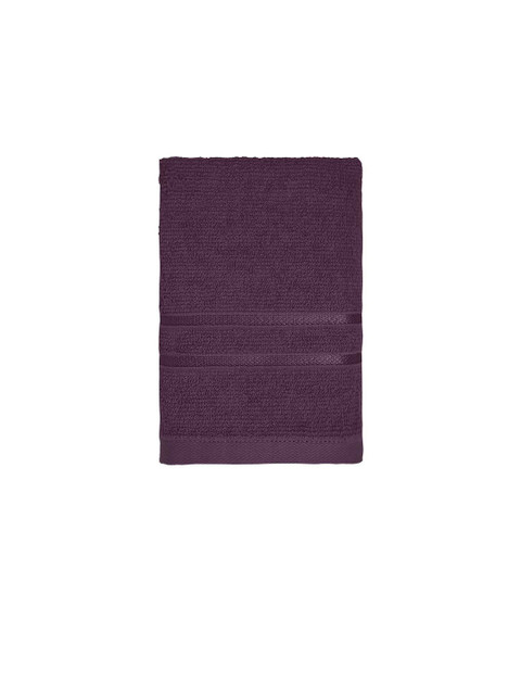 MYTRIDENT 2 Pcs Purple 400 GSM Pure Cotton Hand Towels - Image 4