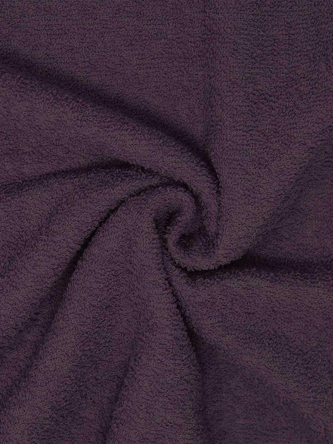 MYTRIDENT 2 Pcs Purple 400 GSM Pure Cotton Hand Towels - Image 6
