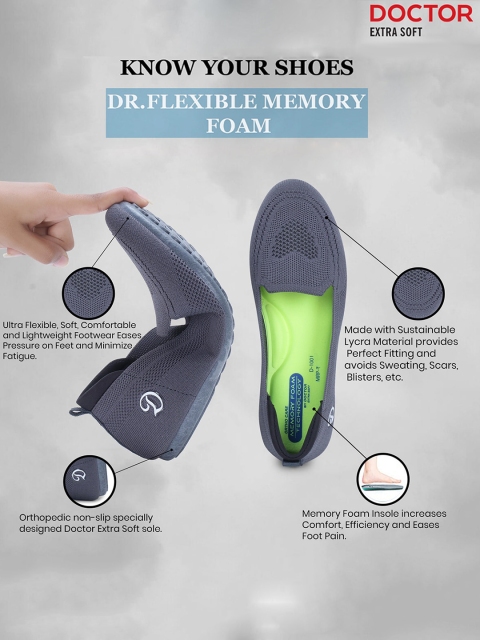 DOCTOR EXTRA SOFT Women Perforations Lightweight Slip-On Sneakers - Image 7