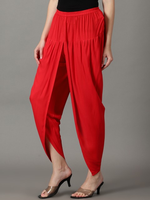 DIVINATION Women Gathered Detail Dhoti Pant - Image 3