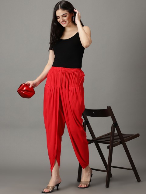 DIVINATION Women Gathered Detail Dhoti Pant - Image 5