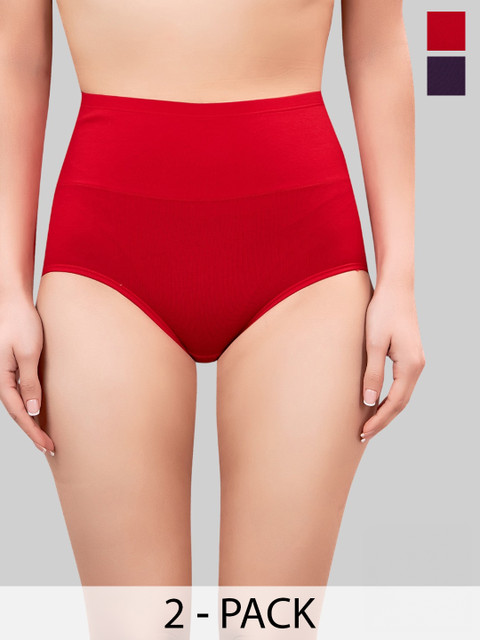 PLUMBURY Pack Of 2 Tummy Control Shapewear