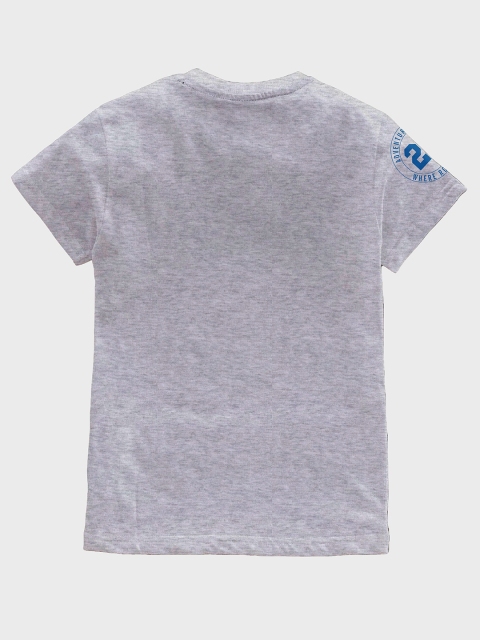 BAESD Boys Pack Of 2 Typography Printed Round Neck Cotton T-shirt - Image 4