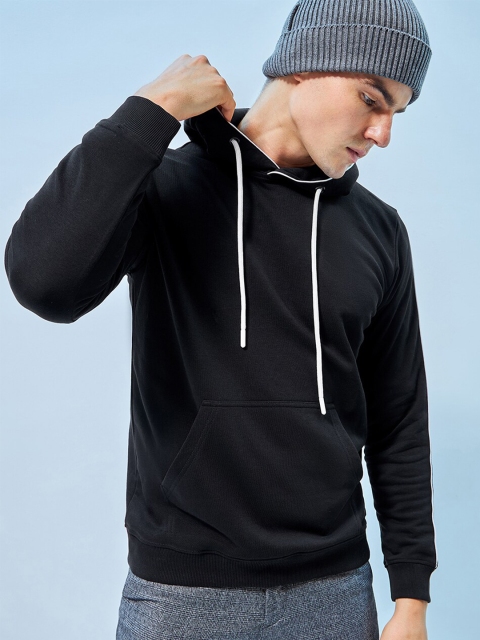 Bewakoof Men Black Hoodie - Image 6