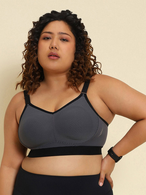 Van Heusen Plus Size Full Coverage Workout Bra Moisture Wicking