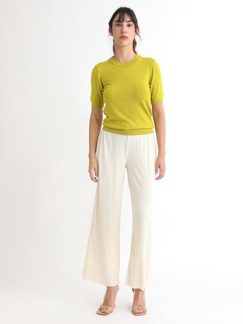 RAREISM Round Neck Knitted Pullover - Image 6