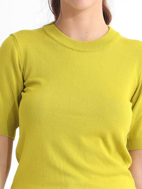 RAREISM Round Neck Knitted Pullover - Image 2