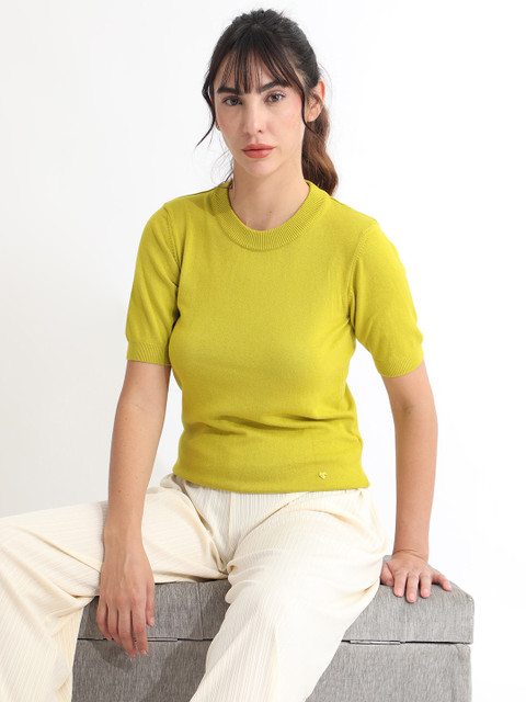 RAREISM Round Neck Knitted Pullover - Image 8