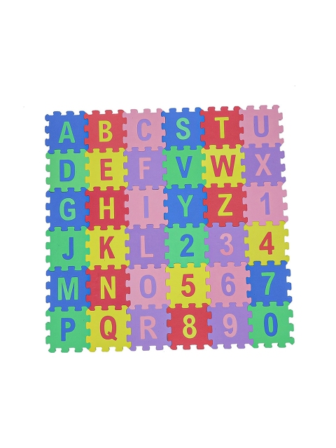 MUREN Kids Mini Alphabet & Number Floor Foam Play Mat - Image 2