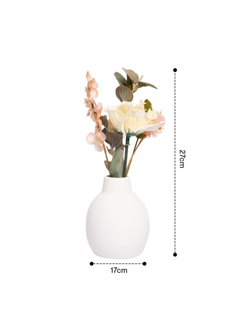 Anko White Ceramic Floral Diffuser-100ml - Image 5