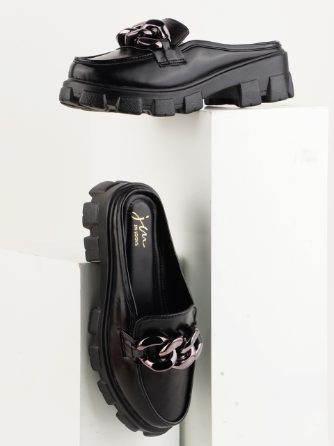 JM Looks Round Toe Platform Heels - Image 2