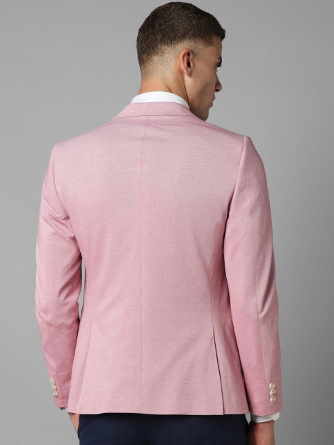 Allen Solly Slim Fit Single-Breasted Pure Cotton Blazer - Image 3