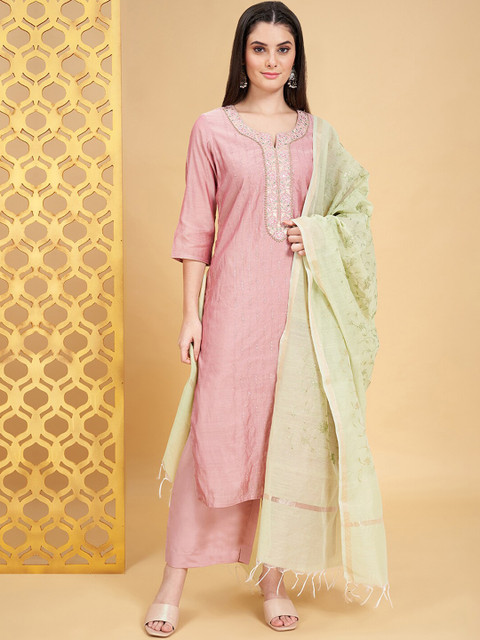 RANGMANCH BY PANTALOONS Floral Embellished Dupatta