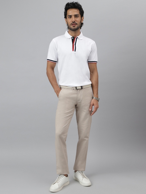 KINGDOM OF WHITE Polo Collar Short Sleeve Pure Cotton Regular T-shirt - Image 5