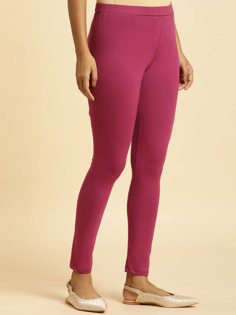 W Mid Rise Ankle Length Leggings - Image 2