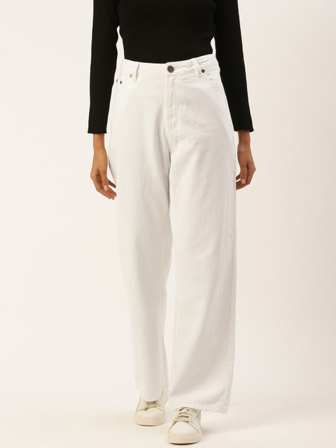 Bene Kleed Women Straight Fit High-Rise Jeans