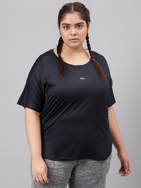 MKH Plus Size Dri-FIT Round Neck Relaxed Fit T-Shirt